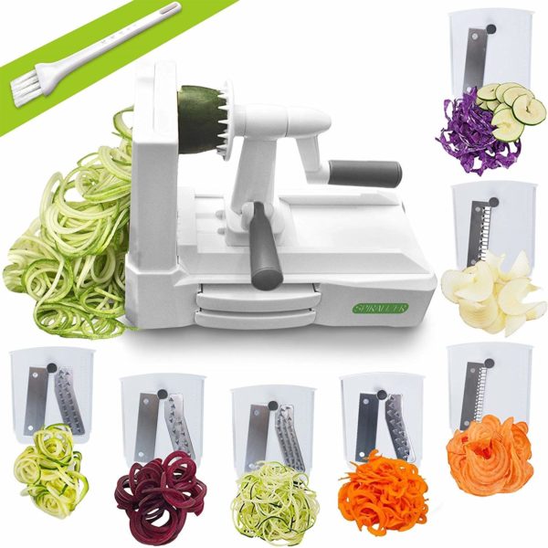 Spiralizer Ultimate 7 Strongest-and-Heaviest Duty Vegetable Slicer Best ...